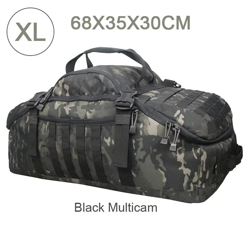 Sac à Dos Tactique LQARMY 45L–80L – Camping, Randonnée & Voyage