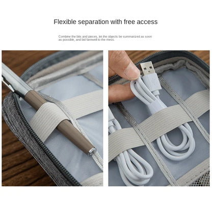Cable Organizer Pouch – Waterproof, Portable & Multifunctional for Travel