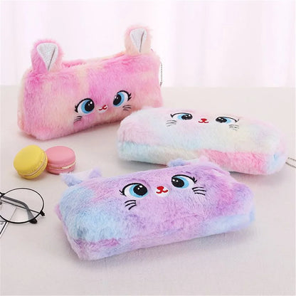 Porte-Monnaie Chat avec Porte-Clés – Design Aléatoire, ~20 cm