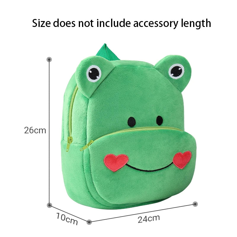 Sac à Dos Enfant Animaux – Canard, Vache, Grenouille – Grande Capacité, École et Voyage