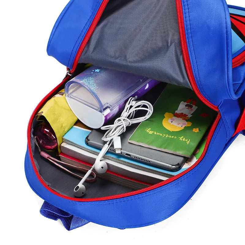 Spider-Man Kids' Backpack — ergonomic, cartoon, ages 4-13