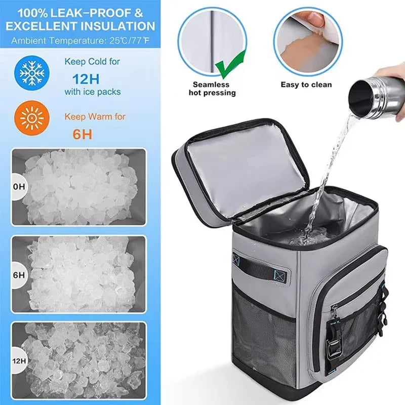 30L Insulated Backpack — Waterproof & Leakproof | Camping, Beach & Picnic