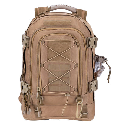 Extendable Tactical Backpack 40–65L – MOLLE System | Laptop Compartment & Water Bladder Pocket | Hiking, Camping & Hunting | 8 Colors