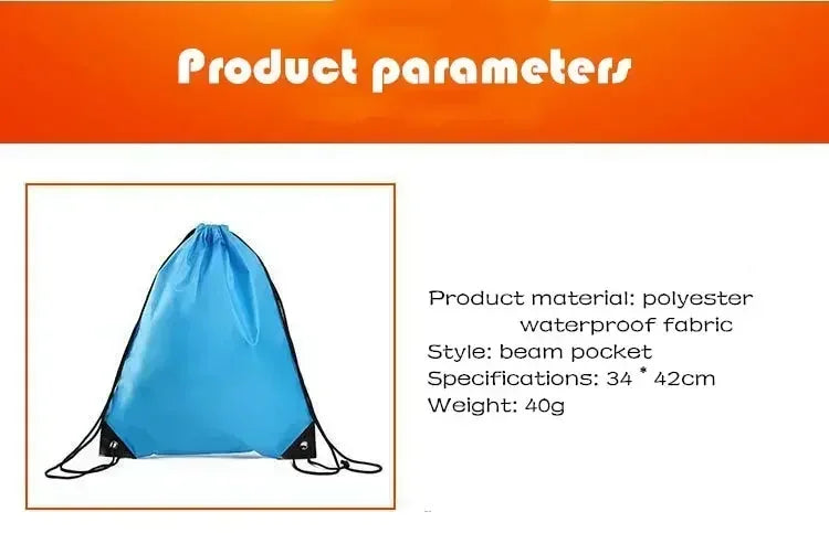 Sac À Dos Éco à Cordon Imperméable – Gym, Sport & Plein Air
