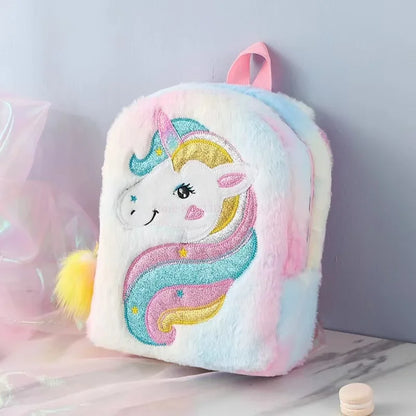 Sac à Dos Fille Licorne Tie-Dye – Grande Capacité, Style Tendance