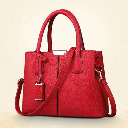 Women's PU Leather Tote Bag - Large, Shoulder & Crossbody