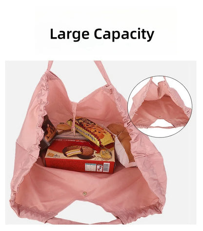 Sac Cabas Éco Réutilisable Pliable Grande Capacité – Tote Bag Écologique