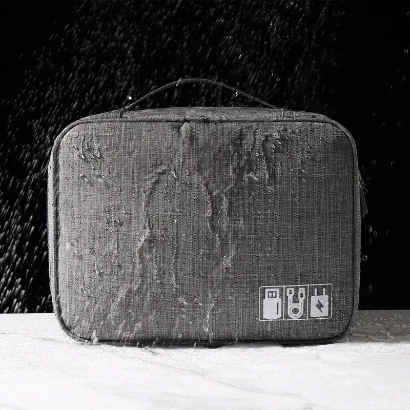 Cable Organizer Pouch – Waterproof, Portable & Multifunctional for Travel