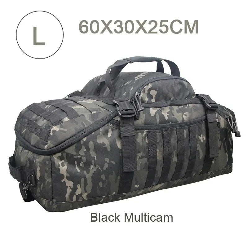 Sac à Dos Tactique LQARMY 45L–80L – Camping, Randonnée & Voyage
