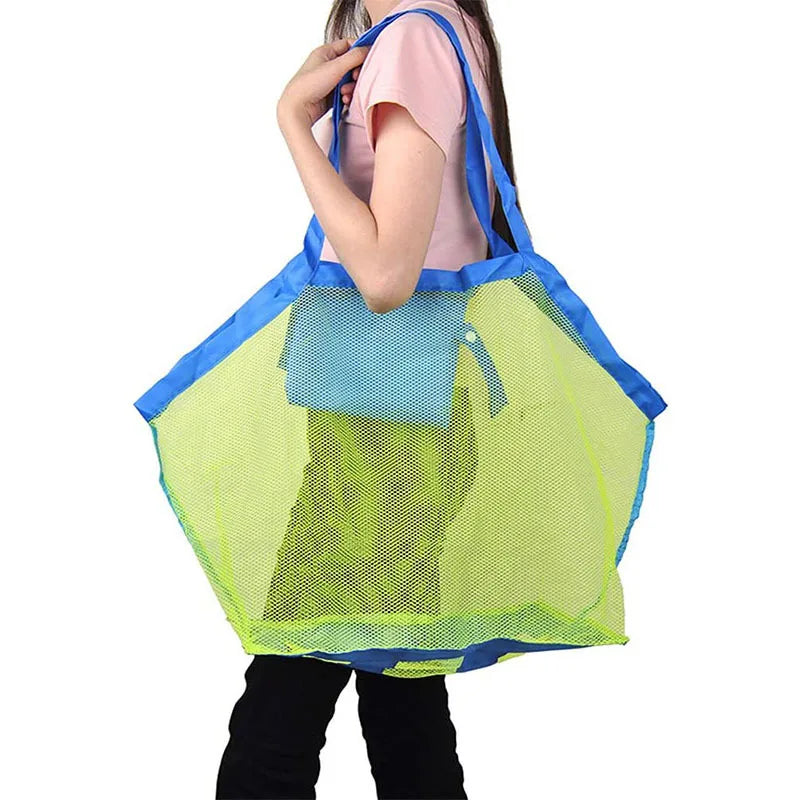 Kids' Anti-Sand Mesh Bag – Bath, Beach, and Pool Toys, Lightweight and Portable