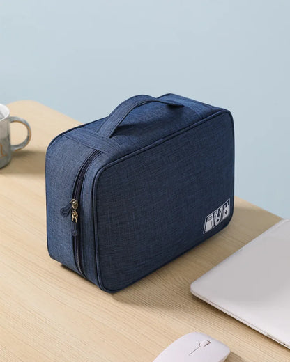 Cable Organizer Pouch – Waterproof, Portable & Multifunctional for Travel