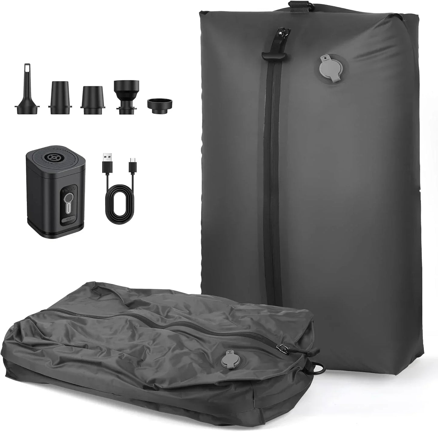 Sac de Compression Sous Vide 17L – Rangement Vêtements & Voyage, Avec ou Sans Pompe