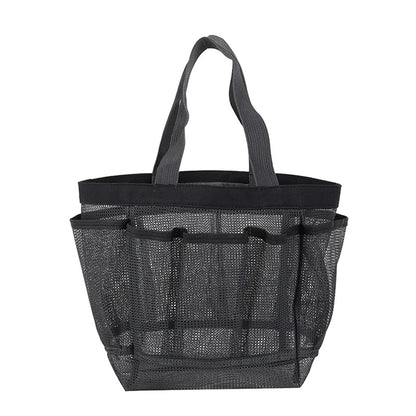 Sac de Plage Filet 8 Poches – Impérméable, Pliable, Grande Capacité Piscine