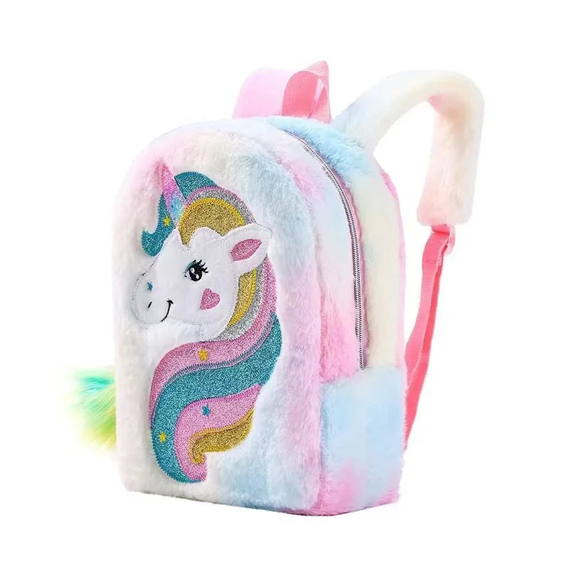 Sac à Dos Fille Licorne Tie-Dye – Grande Capacité, Style Tendance