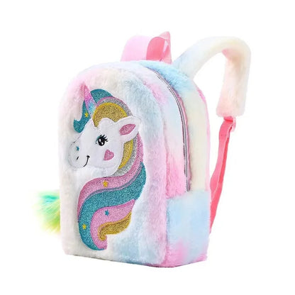 Sac à Dos Fille Licorne Tie-Dye – Grande Capacité, Style Tendance
