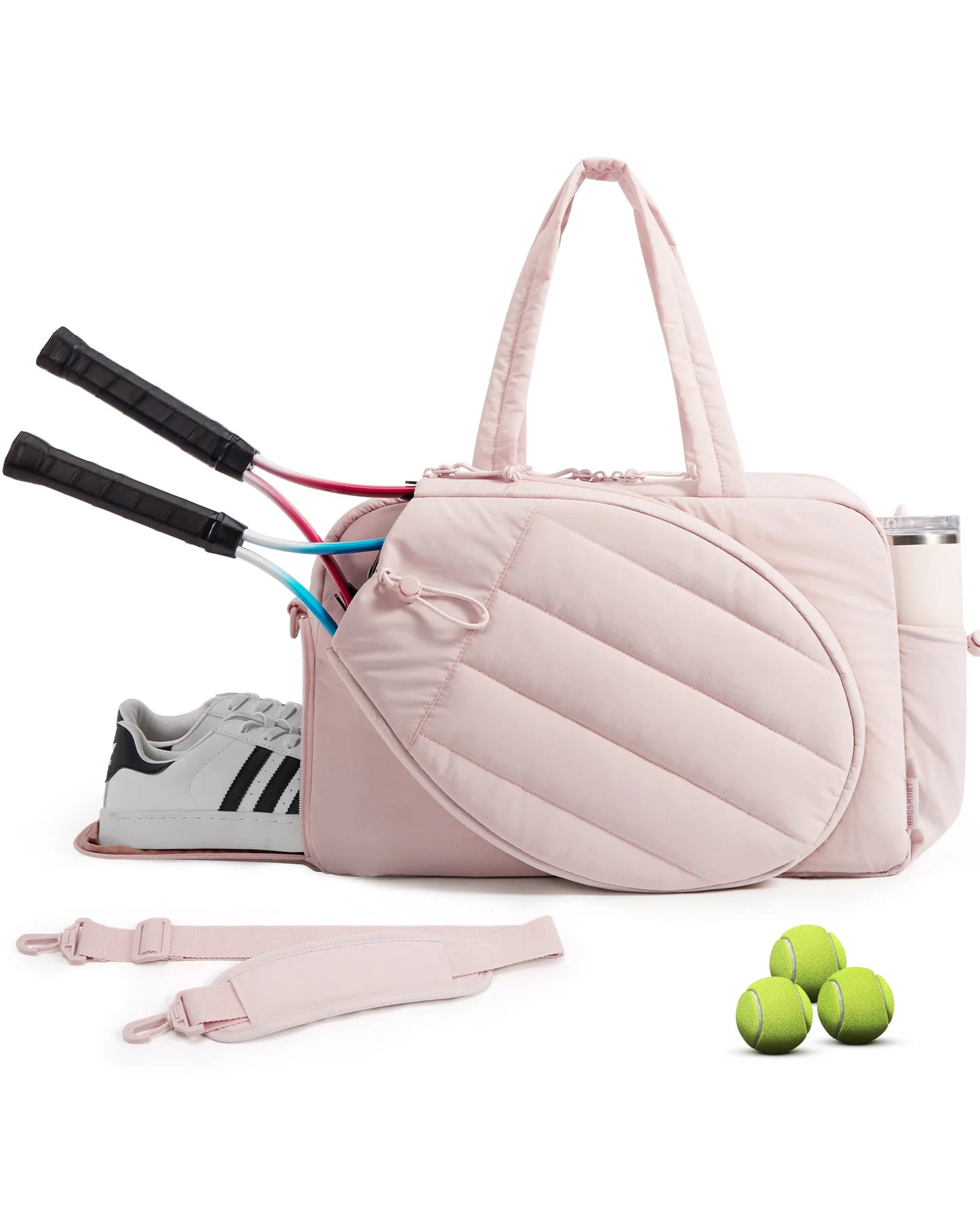Sac de sport femme 35L – Tennis, Pickleball, Badminton, Gym & Voyage avec compartiment chaussures
