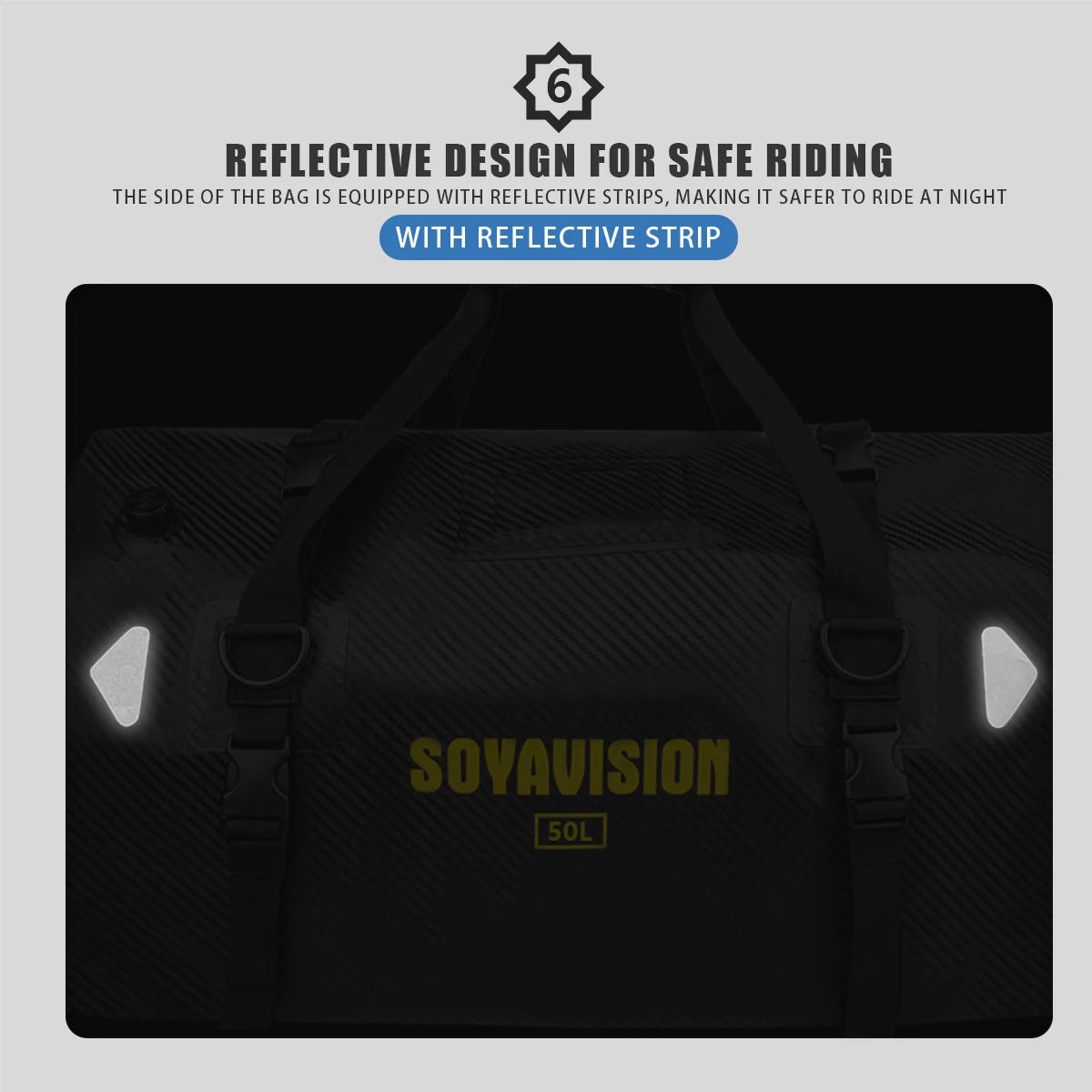 Waterproof Motorcycle Tail Bag - 20L to 100L