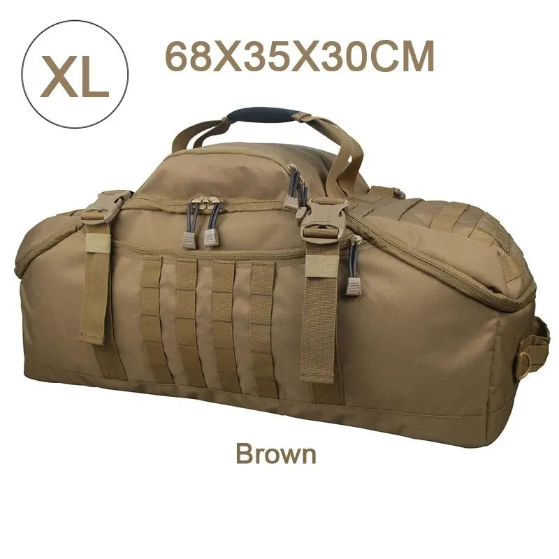 Sac à Dos Tactique LQARMY 45L–80L – Camping, Randonnée & Voyage