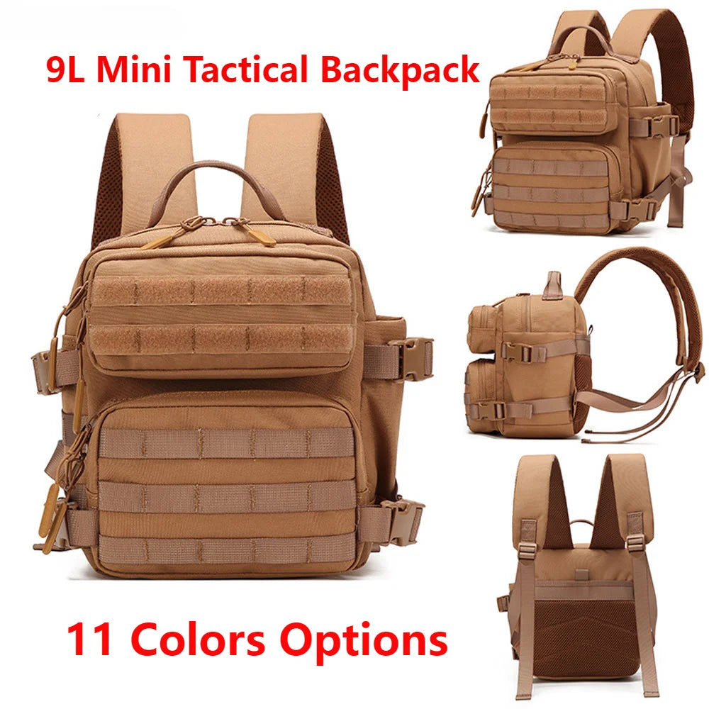 ORTactic 9L MOLLE Tactical Backpack – Compact & Multifunctional