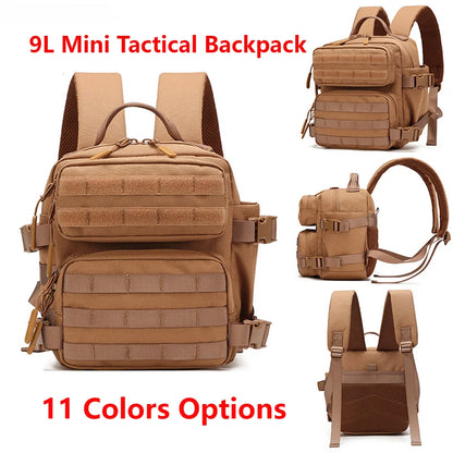 ORTactic 9L MOLLE Tactical Backpack – Compact & Multifunctional