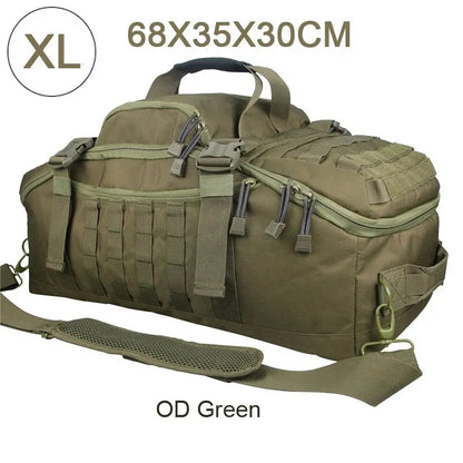 Sac à Dos Tactique LQARMY 45L–80L – Camping, Randonnée & Voyage