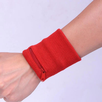 Bracelet Sport avec Pochette Zippée – Rangement Clés & Carte pour Course et Basketball