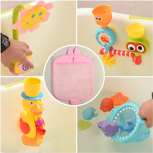 Filet de Rangement Jouets de Bain Bébé Motif Ours