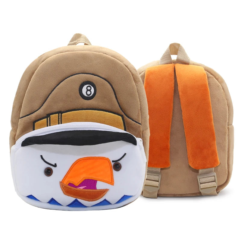 Mini Sac à Dos Peluche Enfant – Animaux Sportifs Cartoon | Fille & Garçon | 1 à 4 Ans | 9 Motifs Rigolos