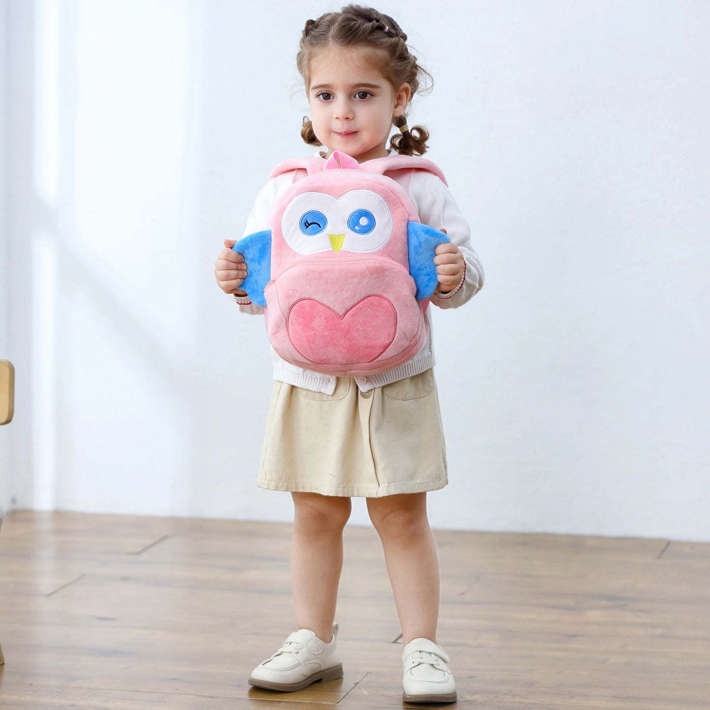 Sac à Dos Enfant Animaux – Canard, Vache, Grenouille – Grande Capacité, École et Voyage