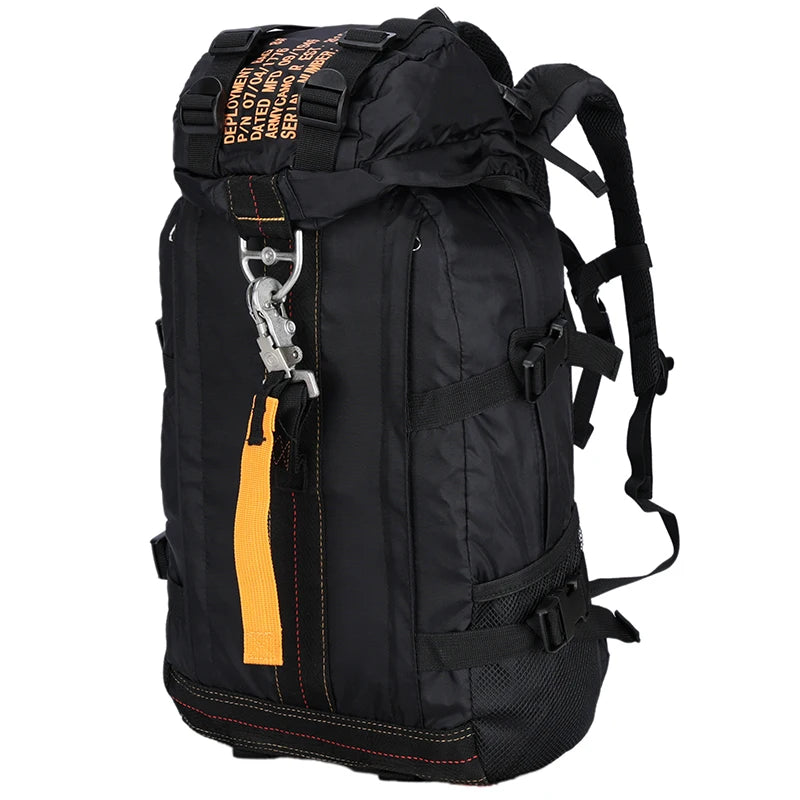 Military Tactical Backpack 20L Parachute Style – Waterproof Nylon | 10 Pockets | Hiking, Hunting & Travel | Black, Green, Gray