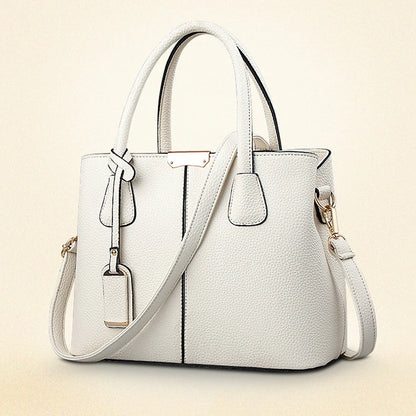 Women's PU Leather Tote Bag - Large, Shoulder & Crossbody
