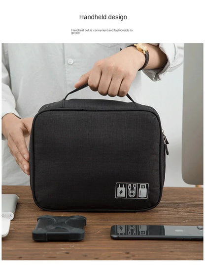 Cable Organizer Pouch – Waterproof, Portable & Multifunctional for Travel