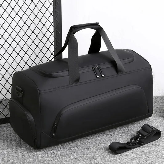 Sac de voyage en PU – Grande capacité, multi-compartiments & rangement chaussures