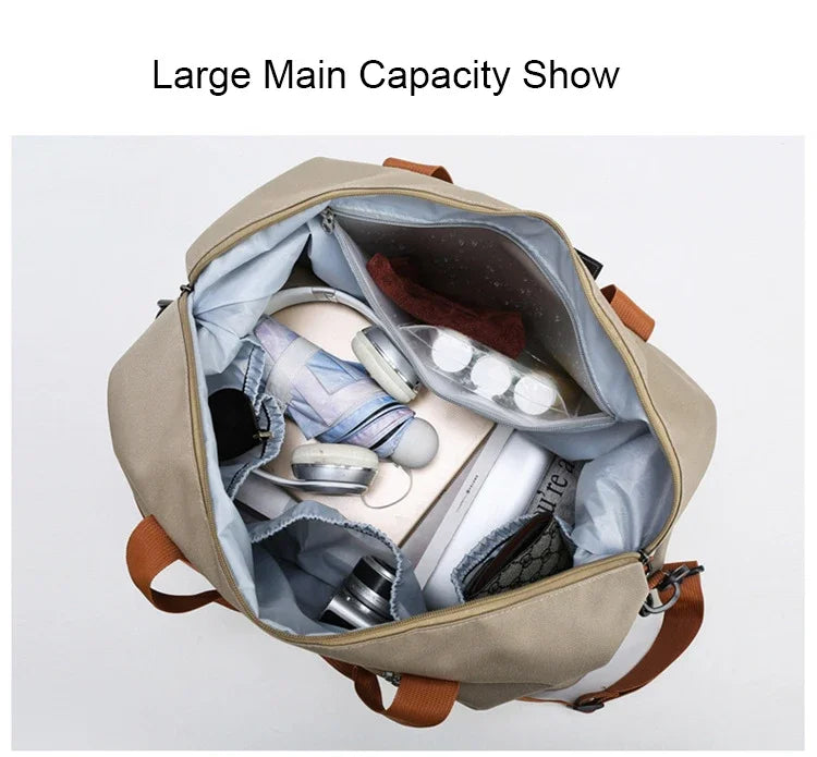 Canvas Duffle Bag – Large Capacity, Gym, Travel & Weekend