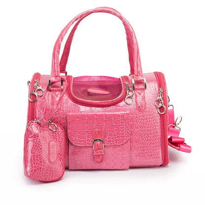 Sac Transporteur Chien & Chat – Bandoulière en Cuir PU | Taille S & M | Chihuahua & Petits Chiens