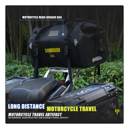 Waterproof Motorcycle Tail Bag - 20L to 100L