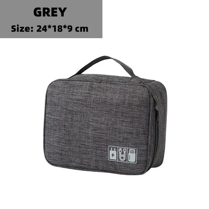 Cable Organizer Pouch – Waterproof, Portable & Multifunctional for Travel