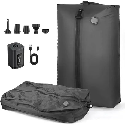Sac de Compression Sous Vide 17L – Rangement Vêtements & Voyage, Avec ou Sans Pompe