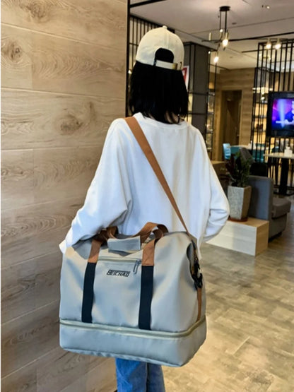 Canvas Duffle Bag – Large Capacity, Gym, Travel & Weekend