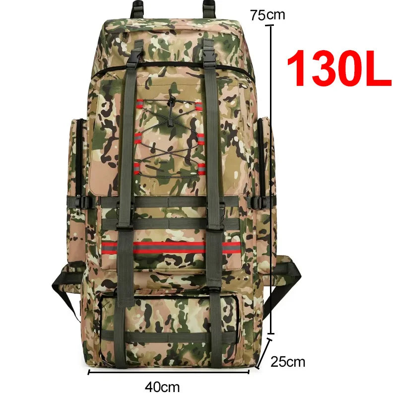 Scione 80L–130L Backpack – Hiking, Camping & Trekking
