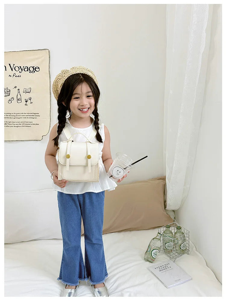 Sac à Dos Enfant Fille – Élégant, Léger et Tendance (7-13 ans)