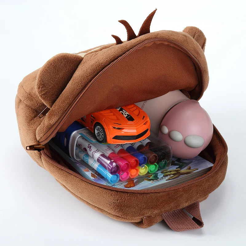 Sac à Dos Enfant Animaux – Canard, Vache, Grenouille – Grande Capacité, École et Voyage