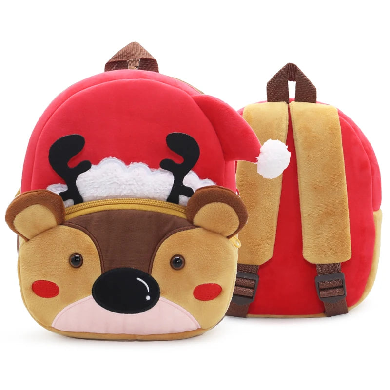 Mini Sac à Dos Peluche Enfant – Animaux Sportifs Cartoon | Fille & Garçon | 1 à 4 Ans | 9 Motifs Rigolos