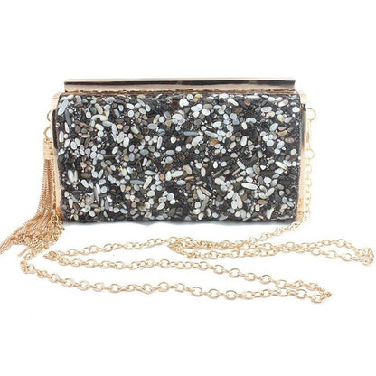 Sac Pochette de Soirée à Franges Mode Printemps Été