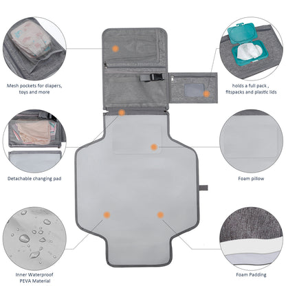 Matelas à Langer Portable pour Bébé
