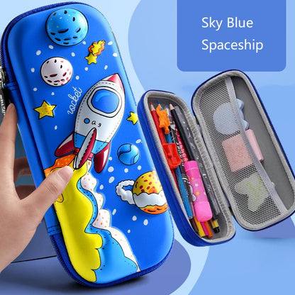 Trousse à Crayons 3D Impérméable pour Enfants